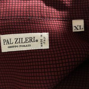 Cravate PAL ZILERI Neuve Sans étiquette - 100% Soie, Rayée Violette, Motif Fleur, Pour Homme